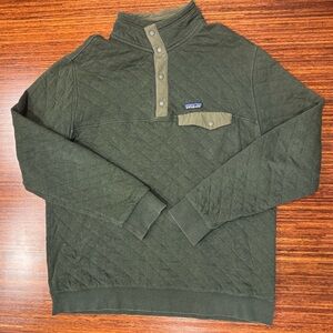 Patagonia Green Quilted Men's Sweater